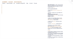 Desktop Screenshot of amberhawkswanson.com