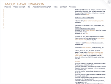 Tablet Screenshot of amberhawkswanson.com